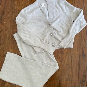 Comfy sweater lounge set grey